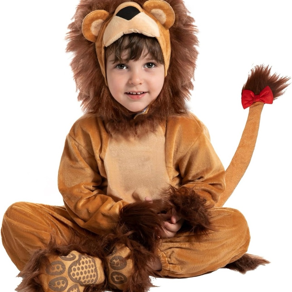 Kids Lion Costume - Brown